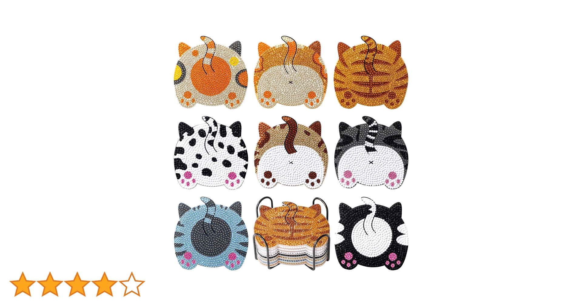 Amazon.co.jp: ダイヤモンドアート コースター キット ビーズアート